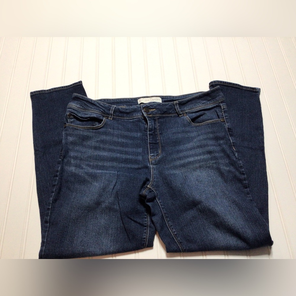 Cato Dark Blue Straight Leg Jeans
